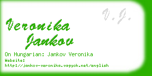 veronika jankov business card